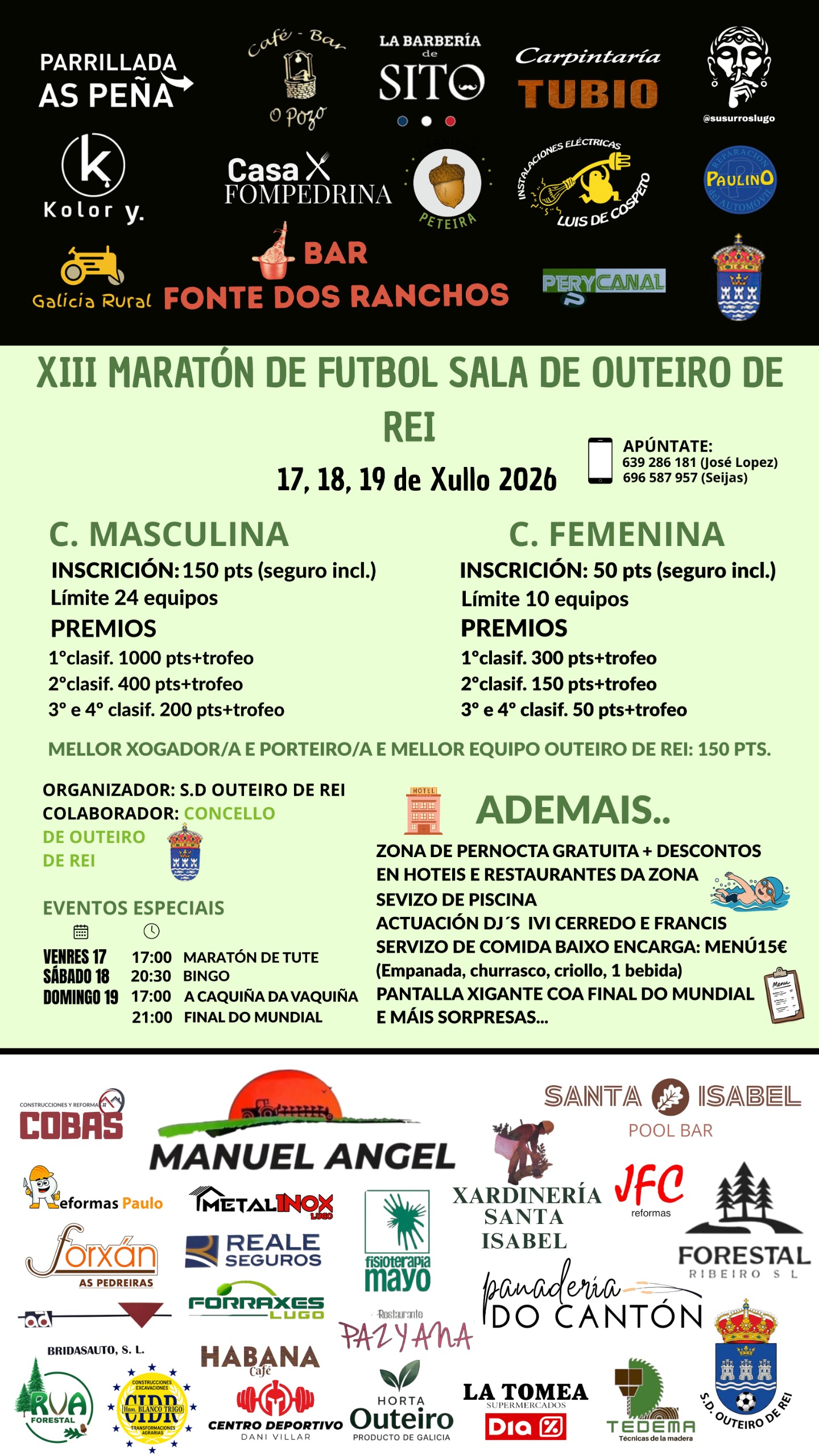 Cartel de Maratón Outeiro de Rei